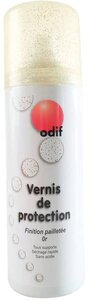 Vernis pailleté doré Spray 125 ml