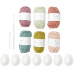 Kit Oeufs de Pâques nude en crochet Ricorumi
