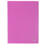 Protège-documents En Polypropylène 5/10e Opak Pochettes Cristal 100 Vues - A4 - Rose - X 10 - Exacompta