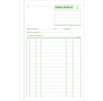 Carnet D'ordres 21x13 5cm 50 Feuillets Tripli Autocopiants - X 10 - Exacompta