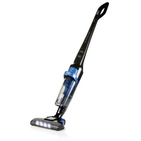 DOMO Aspirateur balai sans fil DO221SV - Systeme cyclonique - Batterie Li-Ion 29 V - Autonomie 50 min - Noir