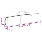 vidaXL Tente de réception pliable avec parois Anthracite 2x2 m