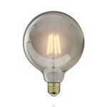 Ampoule led globe (g125) / vintage au verre fumé  culot e27  4w cons. (23w eq.)  230 lumens  lumière blanc chaud