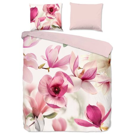 Good Morning Housse de couette MAGNA 240x200/220 cm Rose et blanc
