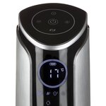 Domo ventilateur tour 107 cm 45 w noir et argenté