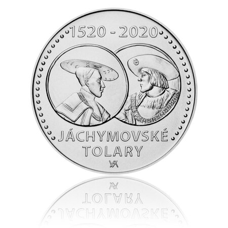 Pièce de monnaie 200 Korun République Tchèque Première frappe du Thaler à Jáchymov 2020 – Argent