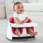 Ingenuity Siège d'appoint pour bébé 2 en 1 Baby Base Rouge coquelicot
