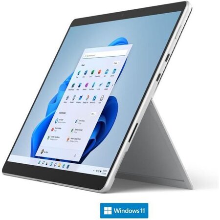 Microsoft surface pro 8 256 go 33 cm (13") intel® core™ i5 8 go wi-fi 6 (802.11ax) windows 11 home platine