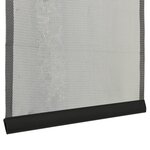 vidaXL Moustiquaire de porte rideau en maille 10 Pièces Noir 240x240 cm