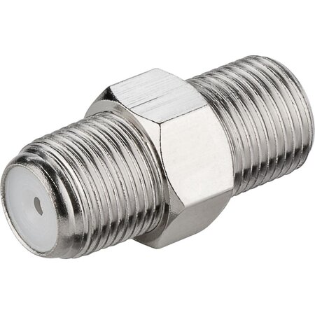 Connecteur d'antenne Type F Mâle - Mâle Métal Finition Cuivre GOOBAY