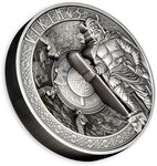 Pièce de monnaie en Argent 25 Dollars g 1000 (1 Kg) Millésime 2023 Multiple Layer VIKINGS