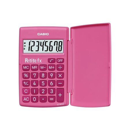 Calculatrice scientifique 'petite fx' rose casio