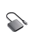 Hub aluminium 4 port USB-C Gris - Satechi
