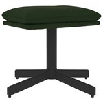 vidaXL Repose-pied Vert foncé 60x60x36 cm Velours