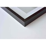 Cadre Photo Aura 18x24cm Bois + Passepartout noir NIELSEN DESIGN