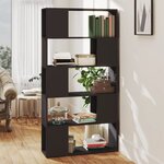 vidaXL Bibliothèque/Séparateur de pièce Gris 80x24x155 cm Aggloméré