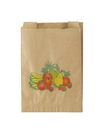 (1 lot   1000 sacs) sac primeur en kraft 1