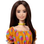 Barbie fashionistas robe orange
