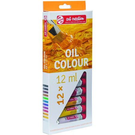 Set de peinture à l'huile - 12 tubes - royal talens