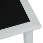 vidaXL Chaises longues 2 Pièces avec table Aluminium Vert