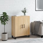 vidaXL Buffet chêne sonoma 69 5x34x90 cm bois d'ingénierie