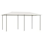vidaXL Belvédère 3x6x2 6 m Crème 160 g/m²