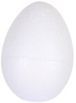 Oeuf en polystyrène ignifugé Styropor 4 5 x 6 cm 10 pièces