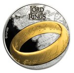 THE LORD OF THE RINGS 1 onces argent Plated monnaie Half Dollar Samoa 2022