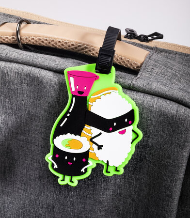 Étiquette pour bagage - sushi