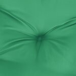 vidaXL Coussins de chaise 4 Pièces 40x40x7 cm tissu oxford vert