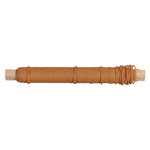 Fil de papier   0 55mm ø  jaune mandarine  sur bobine en bois à 50g  20m