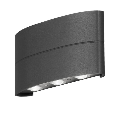 KONSTSMIDE Applique à LED Chieri 6x1 2 W Anthracite