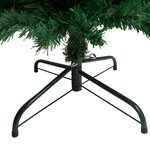 vidaXL Arche d'arbre de Noël avec LED et boules vert 240 cm