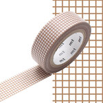 Masking Tape MT Quadrillage caramel - hougan milk mocha