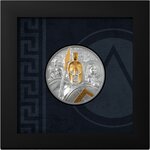 SPARTA 3 onces argent monnaie 20 Dollars Cook Islands 2023