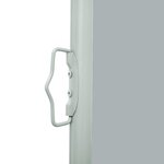 vidaXL Auvent latéral rétractable de patio 160x600 cm Gris