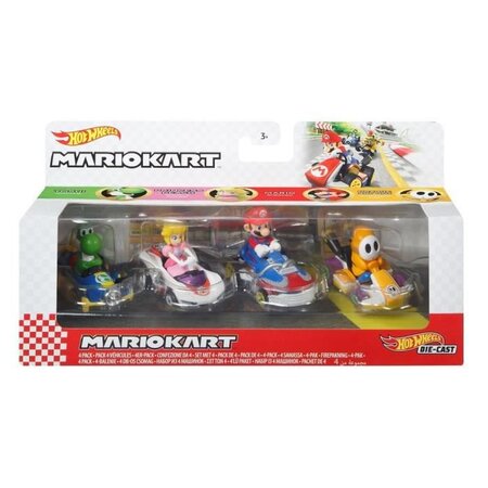 Hot wheels mario kart pack de 4 petite voitures #2