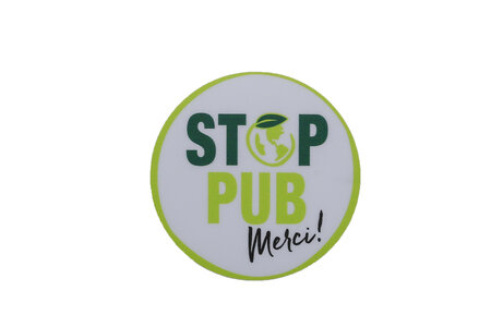 Sticker stop publicité h.5 x l.5 x p.0 cm