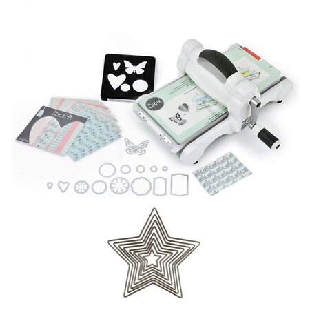 Machine de découpe Big Shot Sizzix + Matrices Etoiles