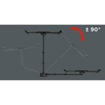 MELICONI 480982 Support mural TV inclinable et orientable SP 400 SDR PLUS  grand angle pour TV de 40'' a 82''