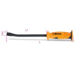 Beta tools barre de levier 965 600 avec extrémités plates et courbes