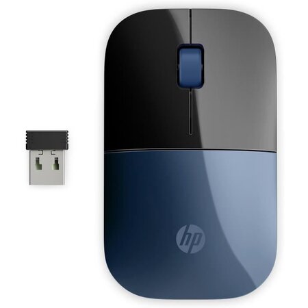 Hp z3700 wireless mouse - lumiere blue