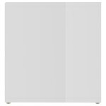 vidaXL Meubles TV 2 Pièces Blanc brillant 72x35x36 5 cm Aggloméré