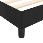vidaXL Cadre de lit avec tête de lit Noir 90x190 cm Velours