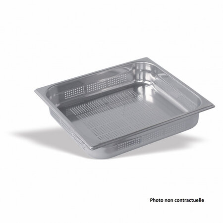 Bac gastro inox gn 2/3 perforé - h 150 mm - pujadas -  - inox