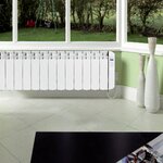 Radiateur plinthe à inertie fluide caloporteur 1250w