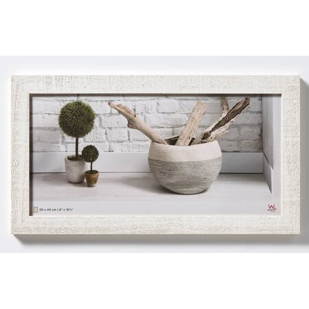 Walther design cadre photo home 20x40 cm blanc polaire