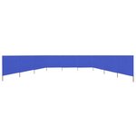 vidaXL Paravent 9 panneaux Tissu 1200 x 120 cm Bleu azuré
