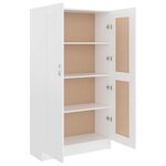 vidaXL Bibliothèque Blanc 82 5x30 5x150 cm Aggloméré