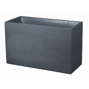 EDA Muret Graphit 99,5x39,5x60cm - Contenance 116L - Gris anthracite